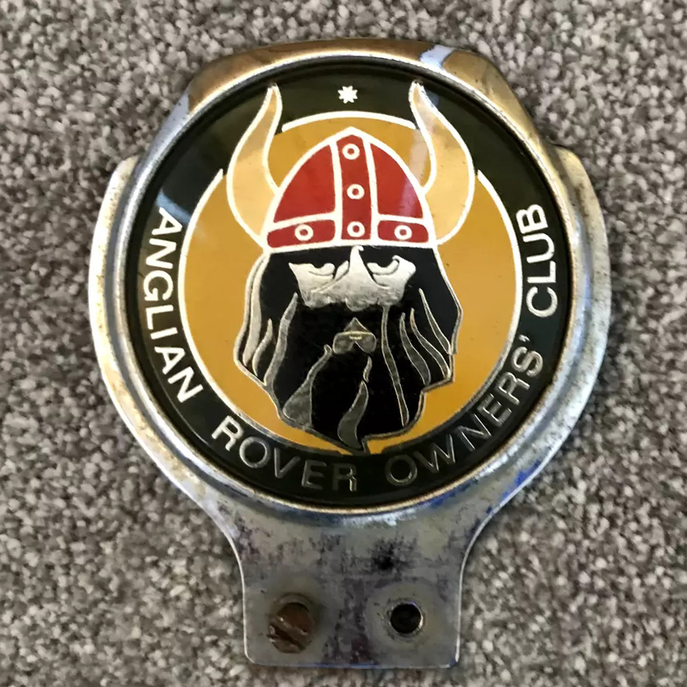 Anglian Rover Owners Club car badge